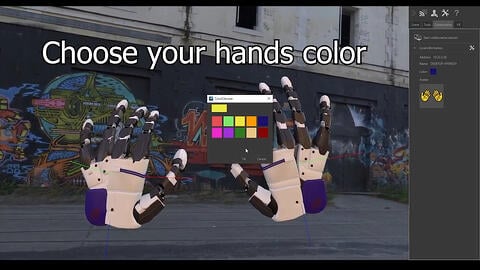 Choose your hands color
